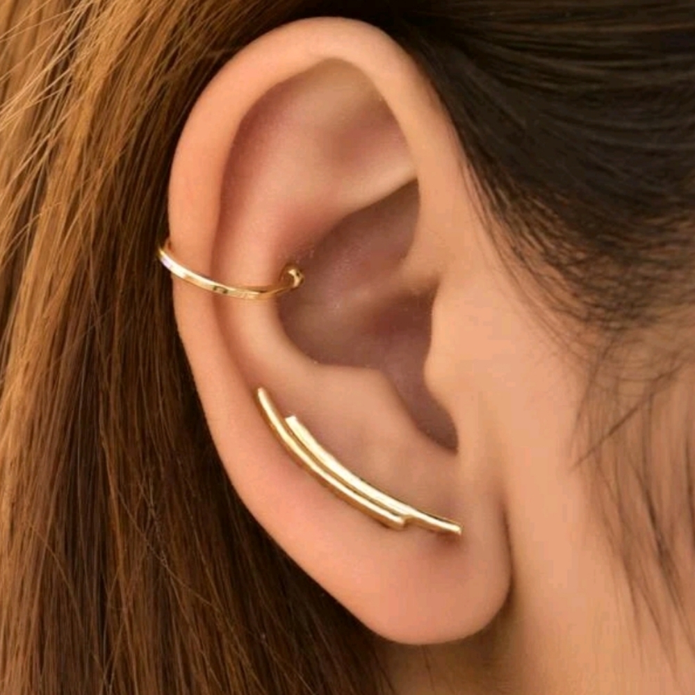 3 Piece Ear Cuff & Earring Set